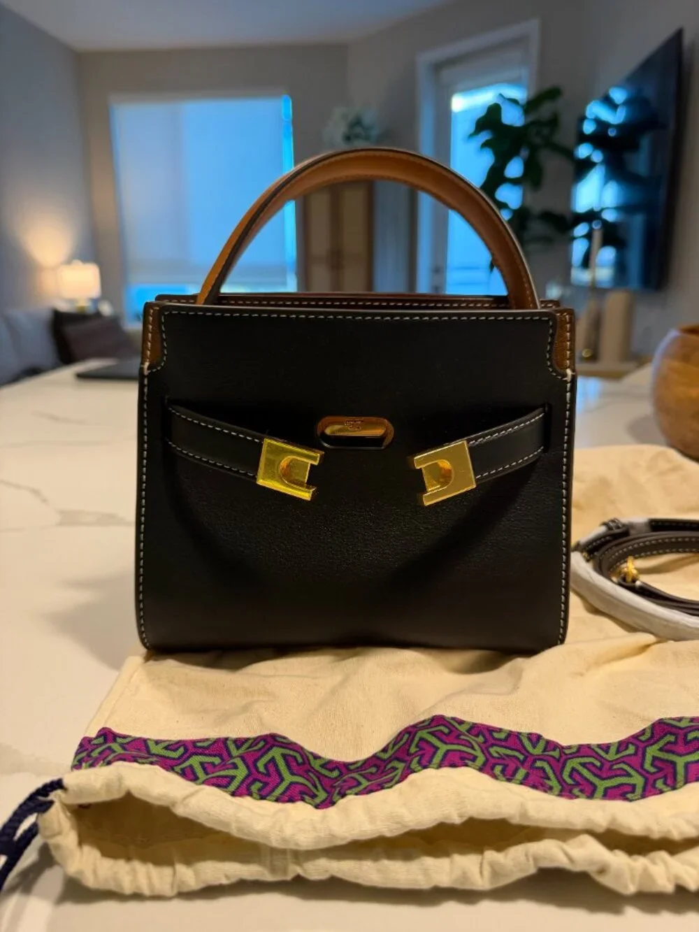 Tory Burch Lee Radziwill Petite Lee Radziwill Double Bag NWOT